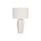Monarch Specialties Lighting, 27 in.H, Table Lamp, Cream Ceramic, Ivory / Cream Shade, Modern I 9731 - alternate 4